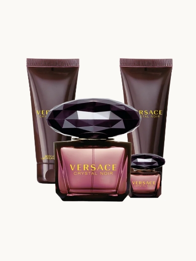 صورة فرساتشي كريستال نوار طقم نسائي رجالي