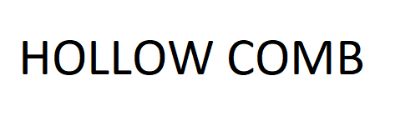 صورة للشركة المصنعة: HOLLOW COMB