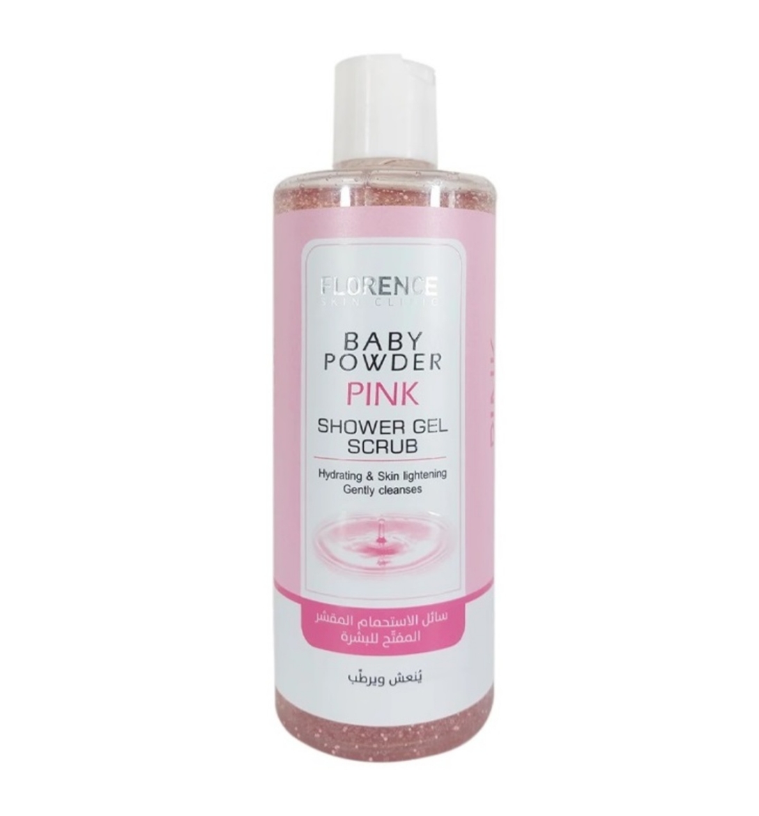 صورة فلورنس بيبي باودر بنك شاور جل 500مل نسائي