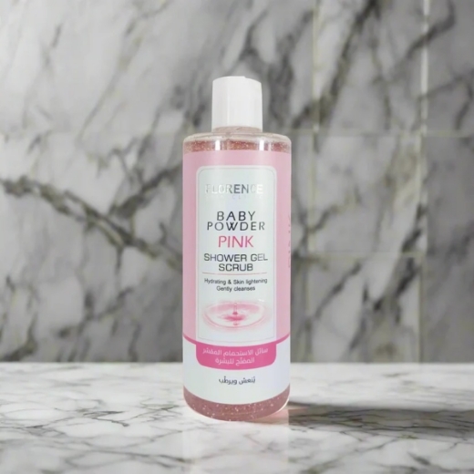 صورة فلورنس بيبي باودر بنك شاور جل 500مل نسائي