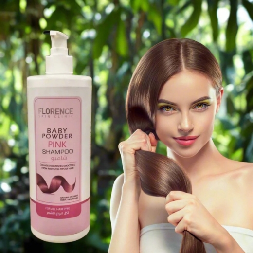 صورة فلورنس بيبي باودر بنك شامبو للشعر 800مل نسائي
