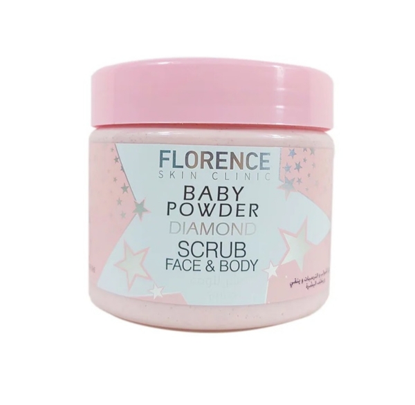 الصورة: فلورنس بيبي باودر بنك سكراب للوجه و الجسم 300مل
