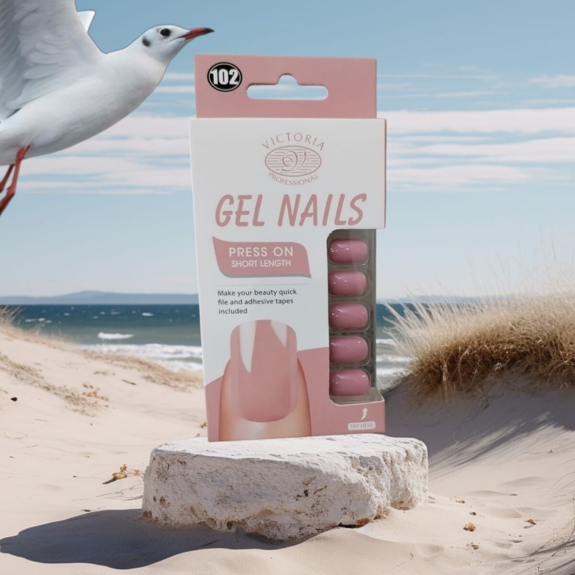 صورة فيكتوريا اظافر جل 102