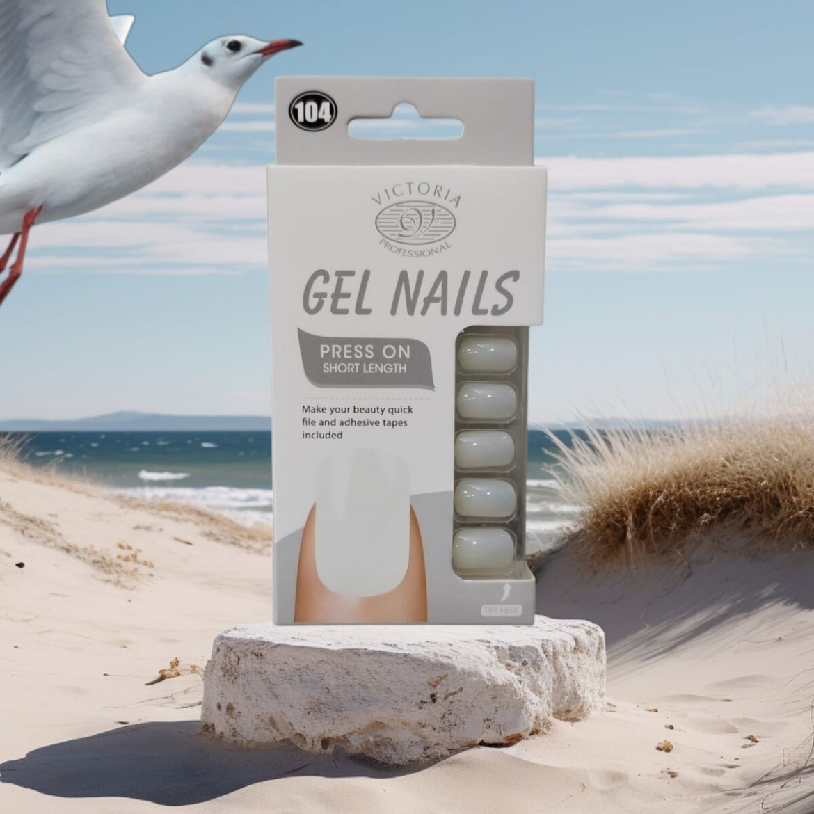 صورة فيكتوريا اظافر جل 104