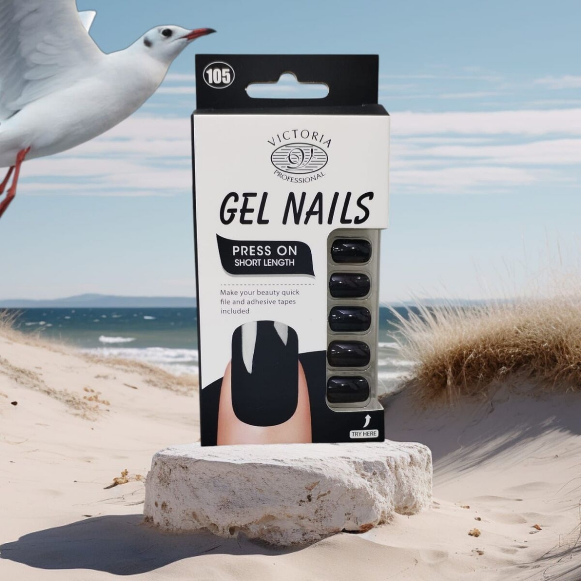 صورة فيكتوريا اظافر جل 105