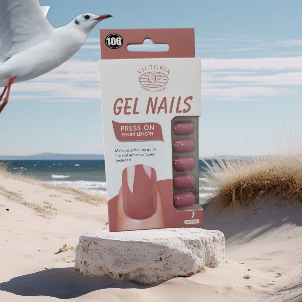 صورة فيكتوريا اظافر جل 106