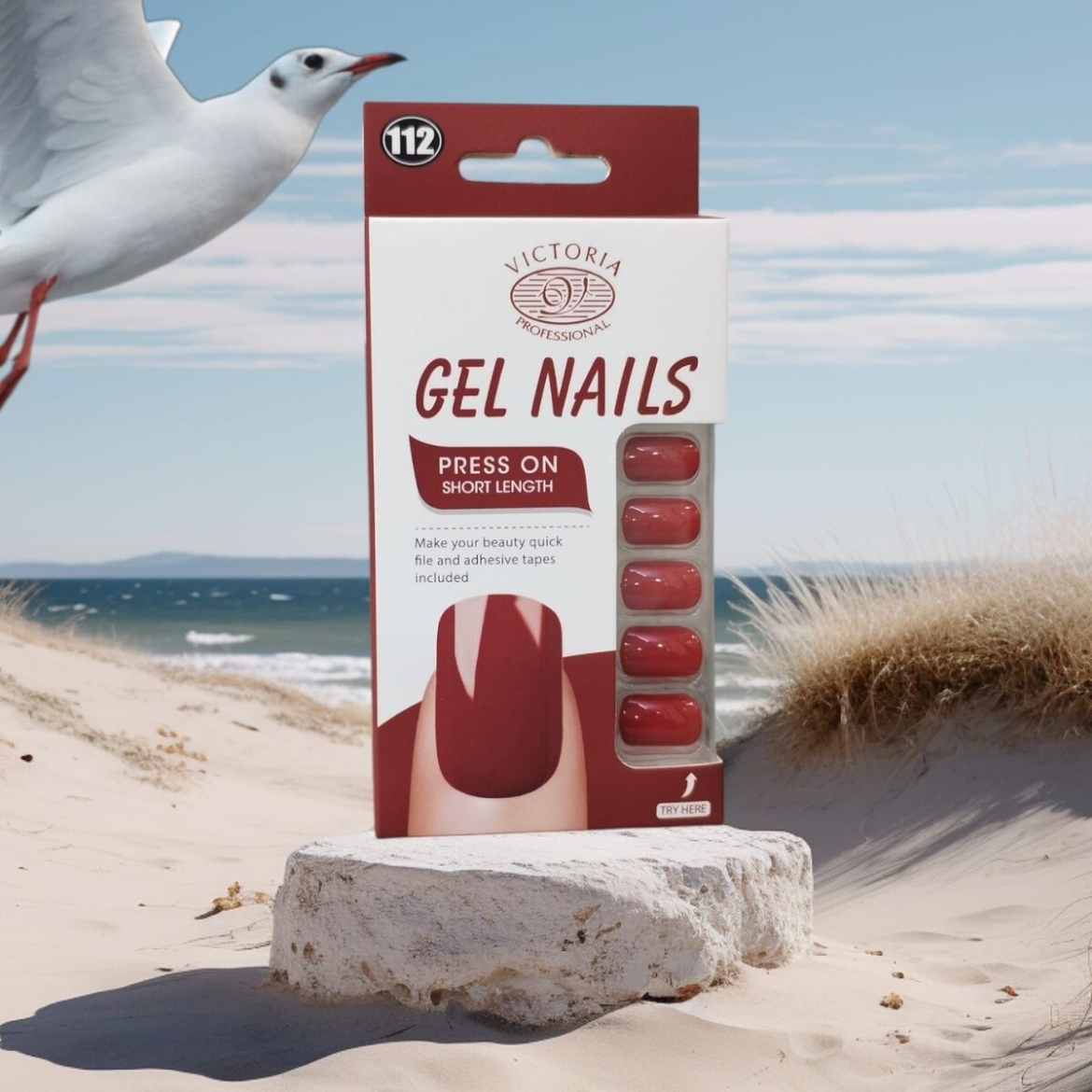 صورة فيكتوريا اظافر جل 112