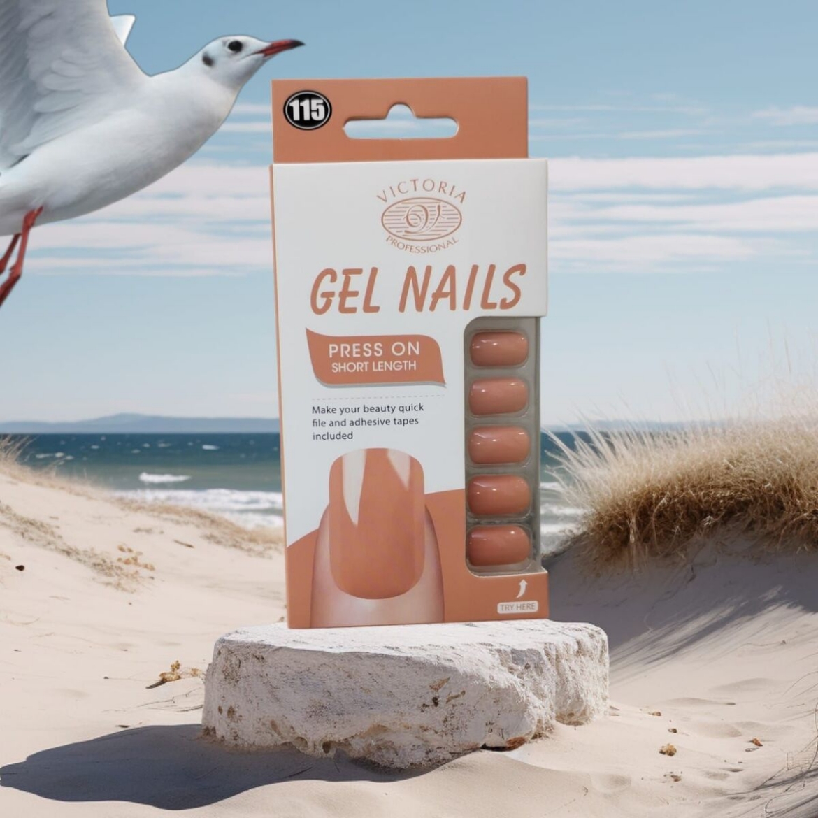 صورة فيكتوريا اظافر جل 115