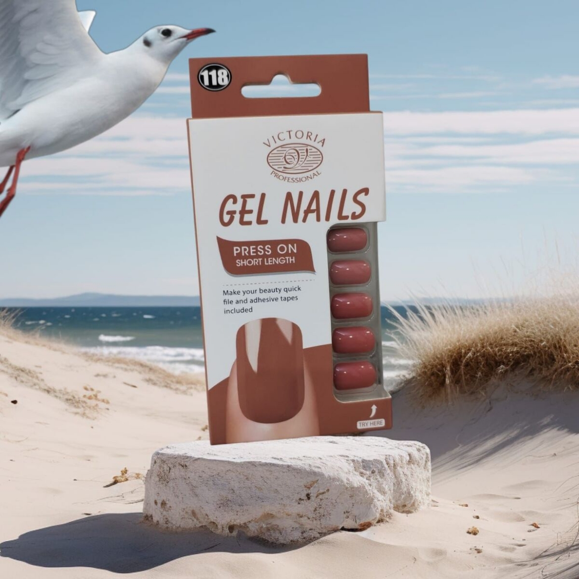 صورة فيكتوريا اظافر جل 118