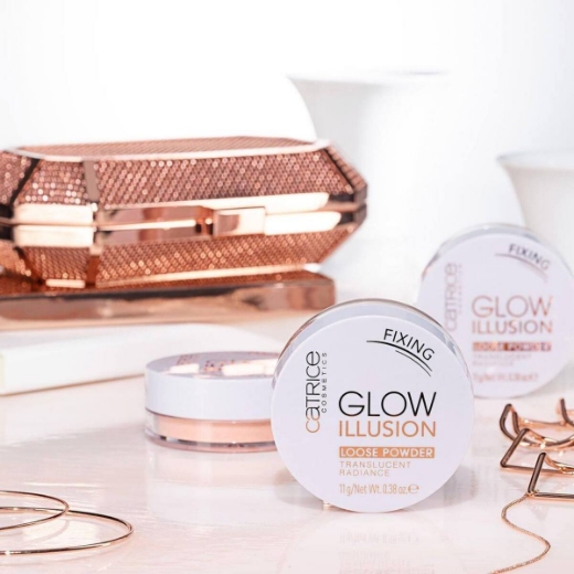 صورة كاتريس بودره سائبة جلو الوجن إشراقة شفافة 