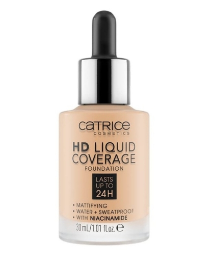 صورة كاتريس كريم أساس عالي الجودة بتغطية سائلة 030 بيج رملي 30 مل