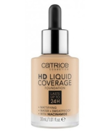 صورة كاتريس كريم أساس عالي الجودة بتغطية سائلة بندقي بيج 036 