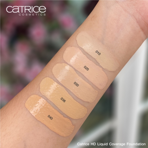 صورة كاتريس كريم أساس عالي الجودة بتغطية سائلة بندقي بيج 036 