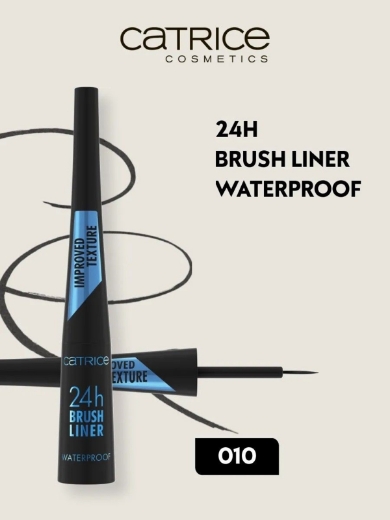 صورة كاتريس فرشاة تحديد العيون المقاومة للماء 24 ساعة أسود فائق مقاوم للماء 010 