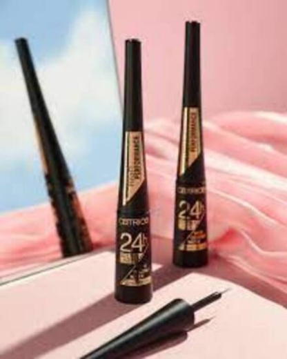 صورة كاتريس قلم تحديد العيون 24 ساعة أسود فائق010 