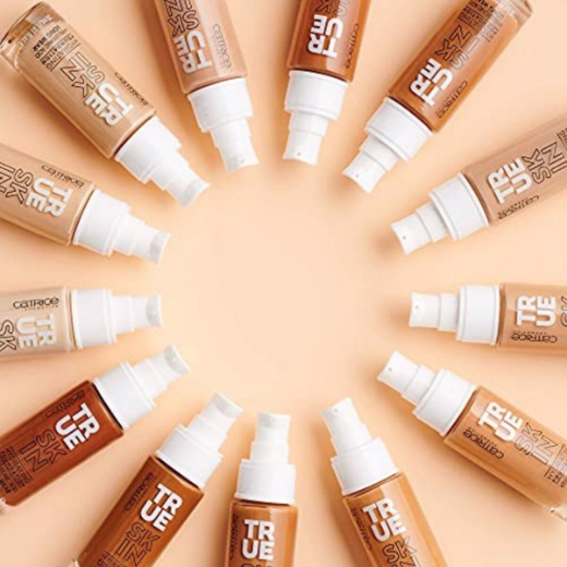 صورة كاتريس كريم أساس مرطب للبشرة ترو سكين كول كاشمير 010 