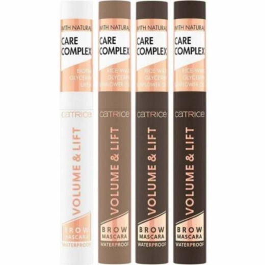 صورة كاتريس ماسكارا فوليوم آند ليفت للحواجب مقاومة للماء شفافة 010 