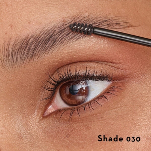 صورة كاتريس ماسكارا فوليوم آند ليفت للحواجب مقاومة للماء بني داكن 040 