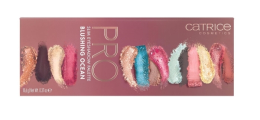 صورة كاتريس مجموعة ظلال العيون برو سليم من لون أحمر خدود أوشن ميسمر إييزينج مومنتس 010