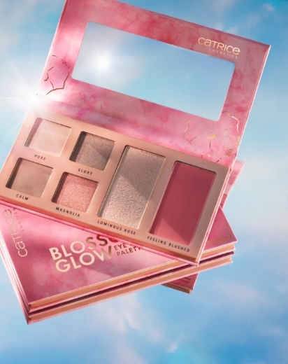 صورة كاتريس  لوحة ظلال العيون والخدود متعدد الاستخدامات مع ظلال العيون