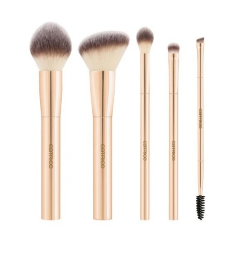 صورة كاتريس مجموعة فرش الطلاء النباتية الأساسية برو متعددة الألوان عبوة من 5 قطع