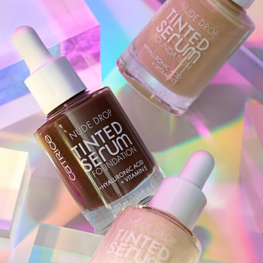 صورة كاتريس كريم أساس سيروم ملون نود دروب 010N 30 مل