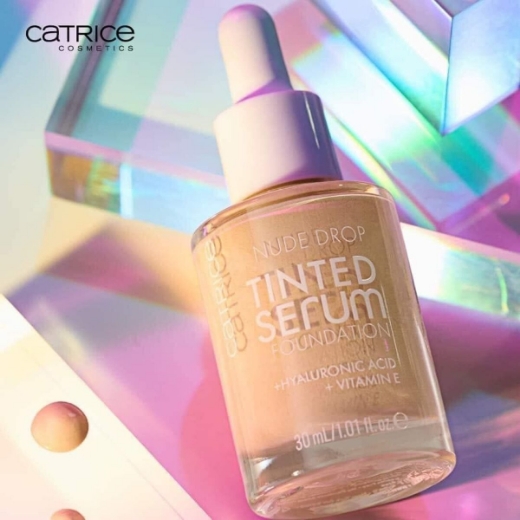 صورة كاتريس كريم أساس سيروم ملون نود دروب 020W 30 مل