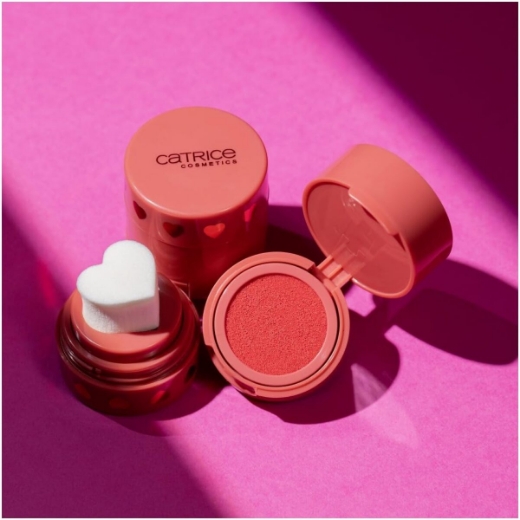 صورة كاتريس ختم أحمر الخدود على شكل قلب C01