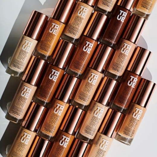 صورة كاتريس كريم أساس مرطب للبشرة ترو سكين بيج دافئ 020