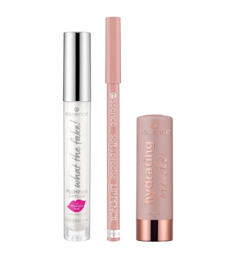 صورة ايسنس مجموعة أحمر الشفاه ذا نود الرومانسية المكونة من 3 قطع