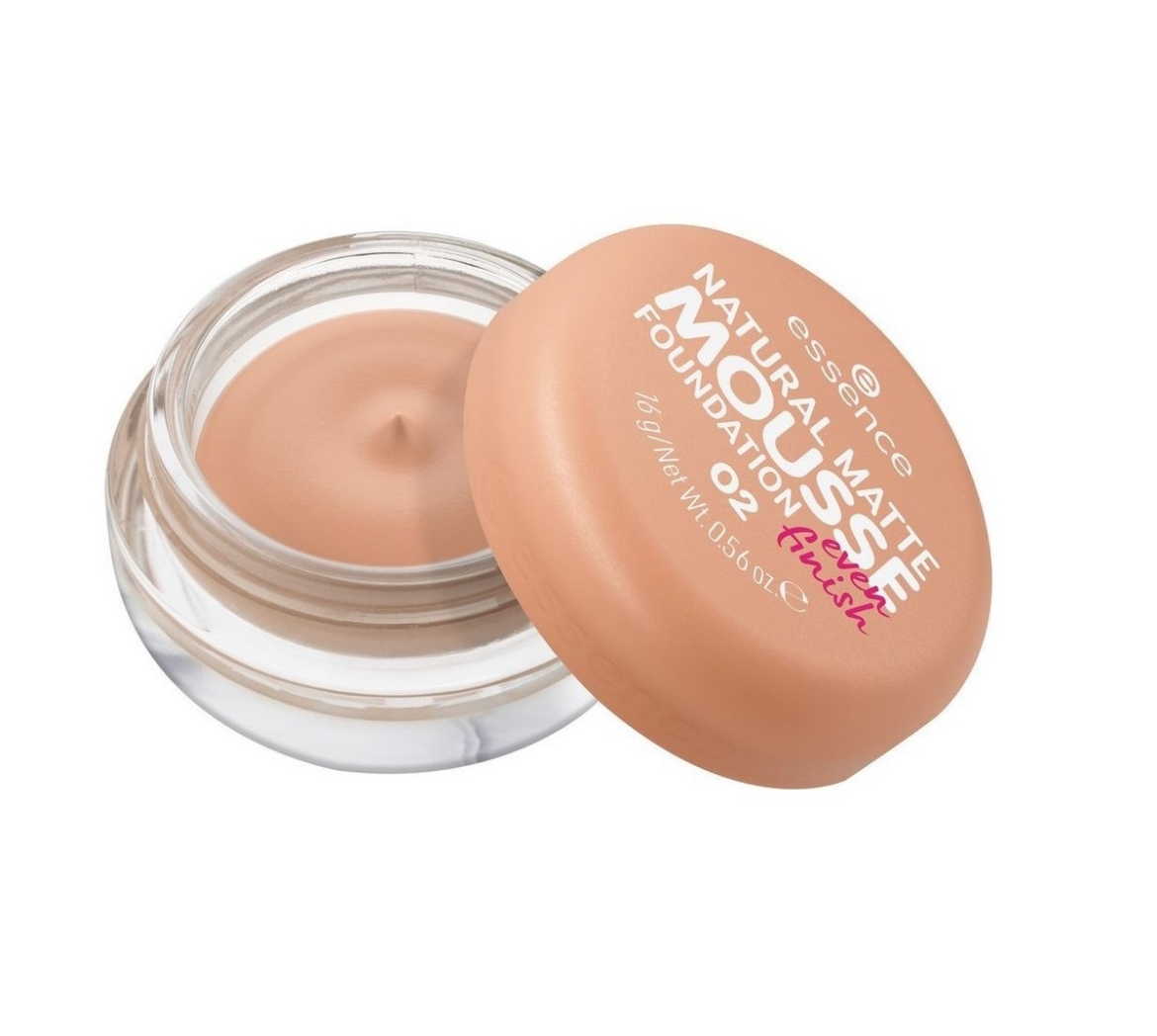 صورة ايسنس كريم أساس موس غير لامع طبيعي 02 لون بيج 16 جرام