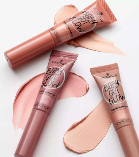 صورة ايسنس هايلايتر سائل بيبي جوت جلو 30 ذهبي برونزي 10 مل