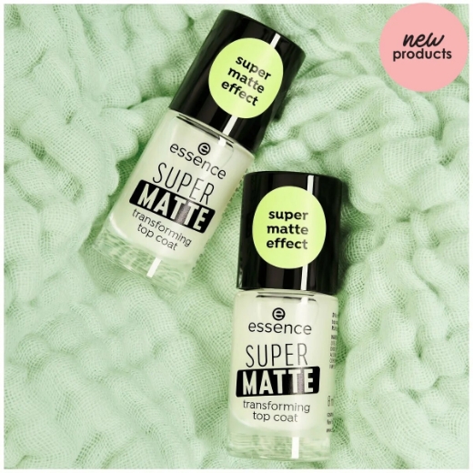 صورة ايسنس طلاء أظافر سوبر مات توب كوت شفاف بتأثير مطفي