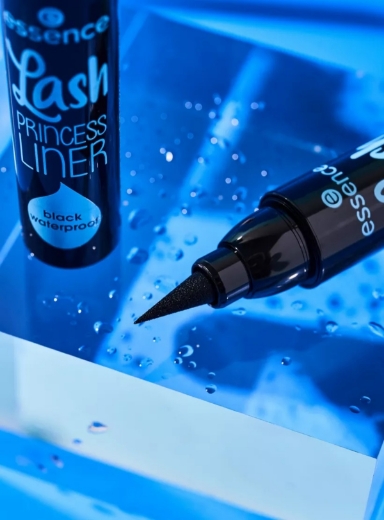 صورة ايسنس قلم تحديد الرموش برينسس اسود مقاوم للماء 3 مل