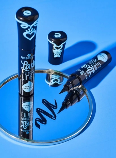 صورة ايسنس قلم تحديد الرموش برينسس اسود مقاوم للماء 3 مل