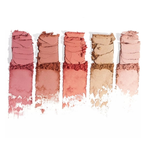 صورة ايسنس باليت احمر خدود وهايلايتر بيتشي بلوسوم 5 لون