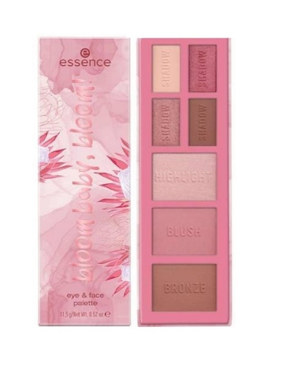 صورة ايسنس باليت الوجه والعين بلوم بيبي بلوم 02 - 7 الوان