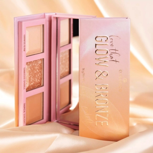 صورة ايسنس باليت هايلايتر لوف ذات غلو اند برونز