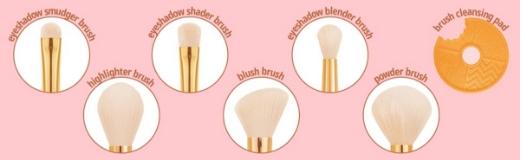 صورة ايسنس مجموعة فرشاة تنظيف برائحة كوكيز سانتا  رقم 01 (7 قطع)