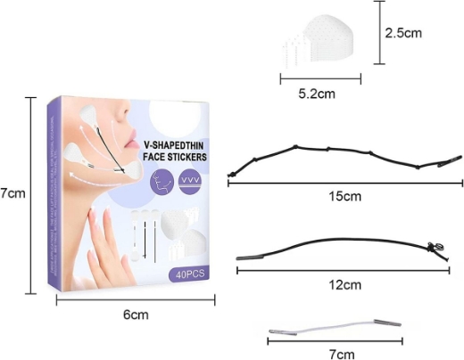 صورة ملصقات وجه لشد للوجه