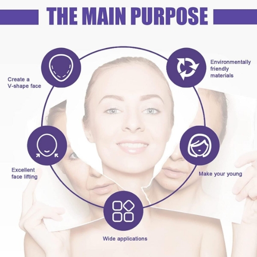 صورة ملصقات وجه لشد للوجه