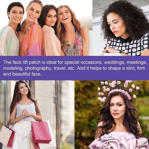 صورة ملصقات وجه لشد للوجه