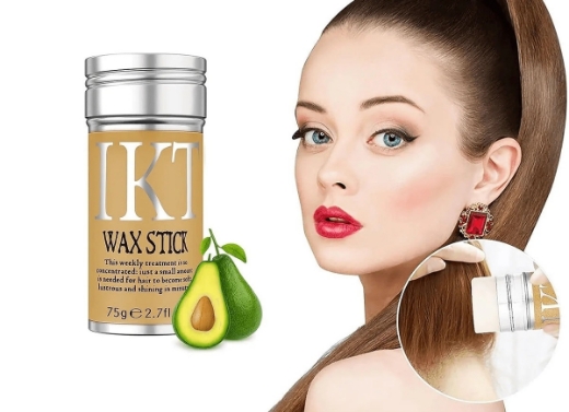 صورة شمع الشعر عصا شمع تصفيف قوي وطويل الأمد لحواف الشعر