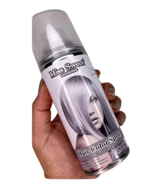 الصورة: 'مس سويت بخاخ صبغ للشعر باللون الرصاصي سبريه 138مل