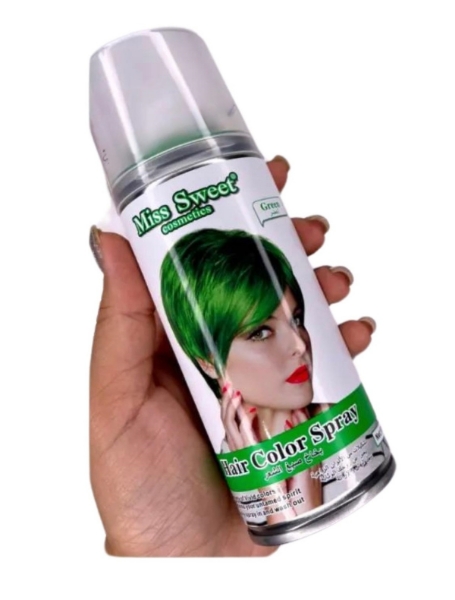 الصورة: مس سويت بخاخ صبغ للشعر باللون الاخضر سبريه 138مل