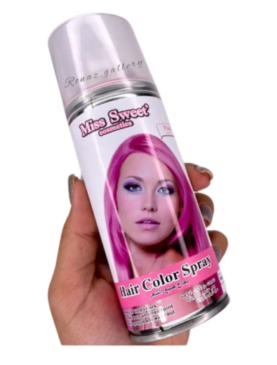 صورة 'مس سويت بخاخ صبغ للشعر باللون الوردي سبريه 138مل