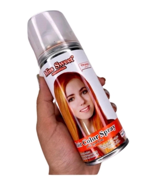 الصورة: 'مس سويت بخاخ صبغ للشعر باللون البرتقالي سبريه 138مل