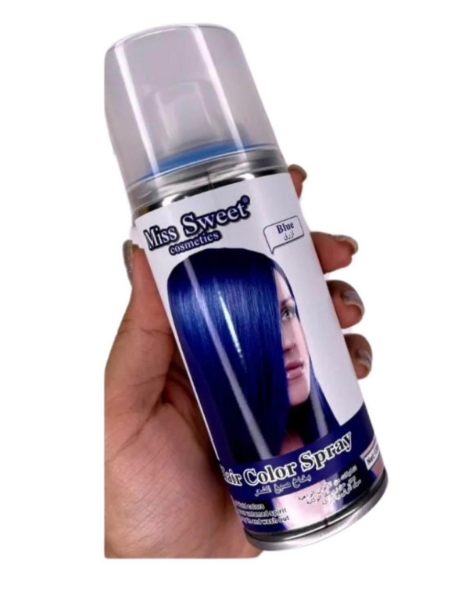 الصورة: مس سويت بخاخ صبغ للشعر باللون الازرق سبريه 138مل