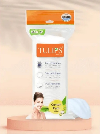 صورة وسادات قطنية توليب 50 قطعة