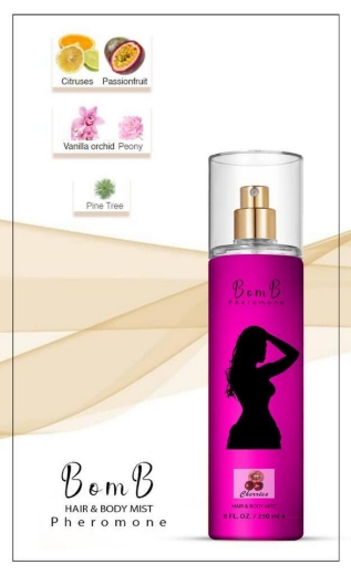 صورة شيريز بخاخ الشعر والجسم بالكرز مع قنبلة الفيرمون 250 مل